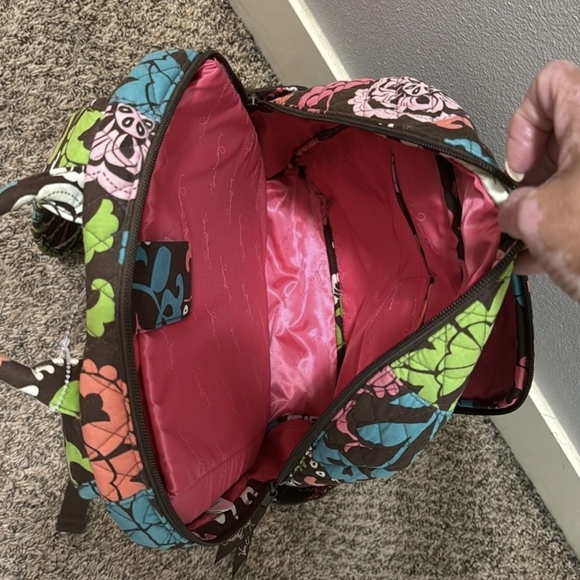 VEUC Vera Bradley Floral Backpack in Brown and Multicolor - Picture 4 of 7